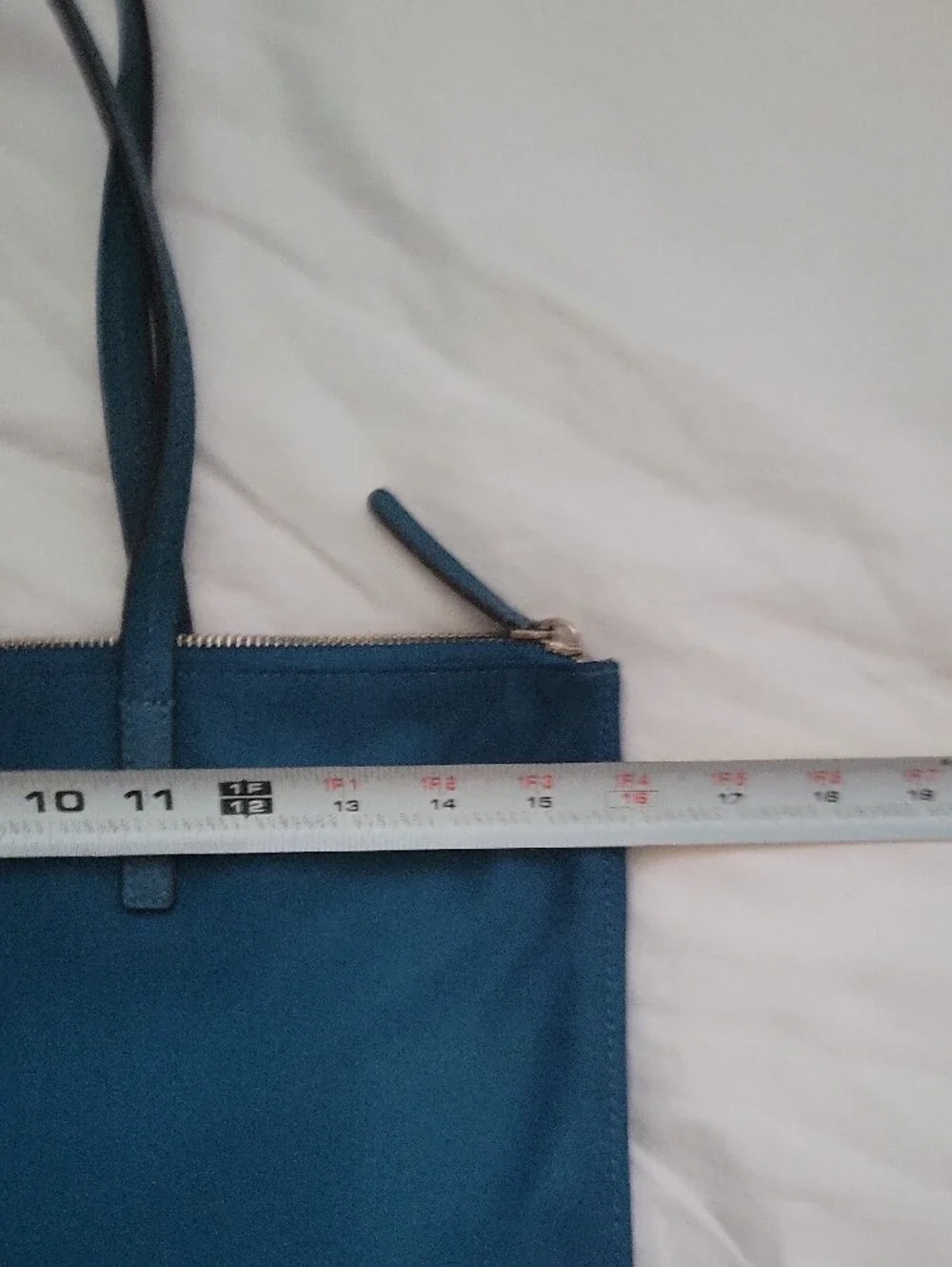 Kate Spade Hayden Deep Teal  Nylon zip-top tote - Picture 5 of 10